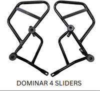 MOTO XSPEED Dominar Frame Slider Crash Guard with 4 Slider for Dominar 250 400(Bajaj)