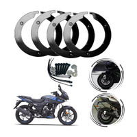 Vagary New Disc Wheel Cover 17inch Motorcycle Wheel Cover for Bajaj Pulsar 220F Bike Fairing Kit