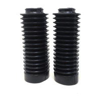 TRP Traders 2 Pieces of Front Fork Gaiters - Black Bike Fairing Kit