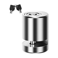 carfrill Mini Bike Disc Lock for Motorcycles, Bicycles?Bike, Electrombile, Electric Car Motorcycle Disc Brake Lock - Anti Theft Motorbike Security Wheel Disk Lock Disc Lock(Silver)