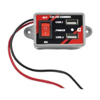 igoy 12v-24v Auto Motorcycle Dual USB Socket Charger Power Adapter Mobile 3.5 A Bike Mobile Charger