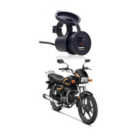 MOTORMANIA Mono USB Charger Socket Power Outlet 5V 2A For Splendor Plus Black Accent 1.2 A Bike Mobile Charger