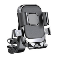 TROST Premium Phone Mount For Bike Handle, 360° Rotation Adjustable, Universal Bike Mobile Holder(Black)