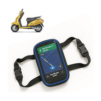 GOSHIV-car and bike accessories Scooter/Scooty Mobile Holder for Activa i Bike Mobile Holder(Black, Grey)