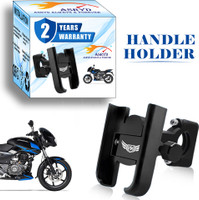 ASRYD Phone Aluminum Bicycle Motorcycle Handlebar Mount Bike Mobile Holder(Black)