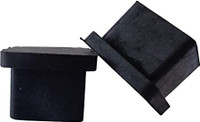 SHASALES rubber cap Chair PVC Rubber Black | Floor Protector & Furniture Cover |black Bike Silencer Rubber