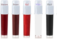 Ghelonadi Liquid Kumkum Sindoor Women Skin-Friendly Liquid Bindi Waterproof kumkum coverag a smooth finish enhancing your beauty with a touch of tradition Maroon, Red, Brown, White, Black Bindis(Kumkum Bindi Liquid Bindi Tikli Sindoor)