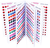 RoopNaisha Pack of 960 Bindis,Shreya Multicolour Kumkum Bindi Book for women and girls Forehead Red, Maroon, Multicolor Bindis(Bindis for all occasions)