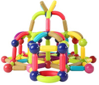 Learn With Fun Magnetic Building Blocks for Kids 25 Pcs(Multicolor)