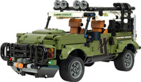 TOYMERSIVE 4x4 SUV Green Off-Road Adventure Car Building Blocks DIY Construction Toy Model(Multicolor)