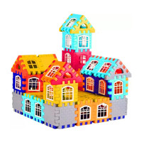 kluzie BEST BUY happy house Building Blocks,Creative /Learning Toy/Educational Toy/For Kids Puzzle Best Gift Toy, Block Game for Kids,Boys,Children(Multicolor)