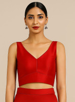 FIGUREUP V-Neck Women Blouse