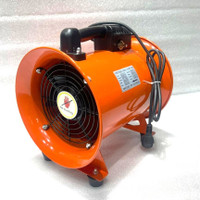 ANM 8''Portable Ventilation Fan Electric 220V,Orange High Velocity Industrial Grade Air Blower(Corded)