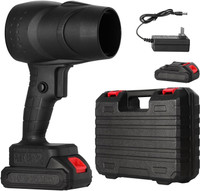 KIZJORYA Cordless Leaf Blower, Turbo Jet Blower with Battery and Charger Forward Curved Air Blower(Cordless)