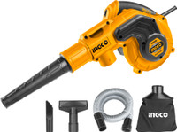 INGCO 800W Aspirator Blower, Electric Vacuum+Blower, 6-Variable-Speed, Air Blower(Corded Vacuum)