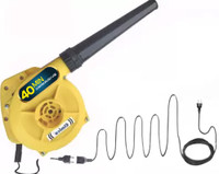 Elmico Electric air machine With EXTRA PREMIUM 15-FEET WIRE Heavy Duty guaranteed motor blower (Made in India) / 100% copper armature/Blowers For Cleaning Dust/Dust Collector/Pc Cleaner/Electric Air Blower/Ac Cleaner Air Blower(Corded)