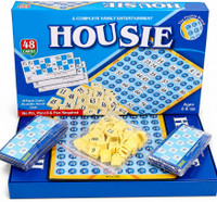 PrimeGames Tambola Housie Game Set | 48 Tickets & 90 Tokens | Fun Family Party Game Set Educational Board Games