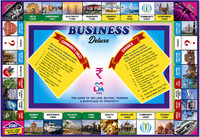 INOS Business Deluxe 5 in 1 Board Game for Kids & Family Educational Board Games