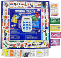 Kidzkollection World Trade, Property Trading Game - Electronic Banking With Swipe Machine Board Game Accessories