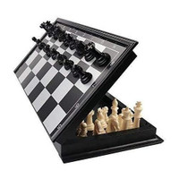 Moxtiza Toys Chess Board Magnetic Chess Set with Folding Chess Board Party & Fun Board Game