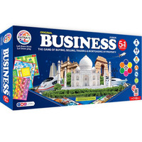 RATNA'S Business 5 in 1 with Coin, Enhace Property dealing skills (1231 Blue) Party & Fun Board Game