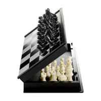 inovera Chess Board Game with Magnetic Pawns - Foldable Travel Friendly Educational Board Games