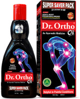 Dr. Ortho Ayurvedic Pain Relief Oil for Joints Pain, Knee & Back Pain - Super Saver Pack Liquid(200 ml)