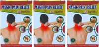 MAGIC PAIN RELIEF 100% AYURVEDIC CAPSULE FOR ALL KIND OF BODY PAIN RELIEF PACK OF 3 Capsules(3 x 30 Units)