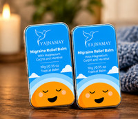 YAJNAMAY Head and Body Massage Balm with Magnesium CoQ10 & Menthol Pack of 2 Balm(2 x 10 g)