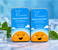 YAJNAMAY Menthol Topical Balm with Magnesium & CoQ10 for Body Massage Pack of 2 Balm(2 x 10 g)