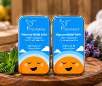 YAJNAMAY Menthol Magnesium CoQ10 Topical Balm for Refreshing Massage Pack of 2 Balm(2 x 10 g)