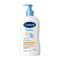 Cetaphil Baby Wash & Shampoo with Organic Calendula(400 ml)