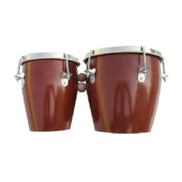 GT manufacturers Beautiful Brown Bongo Wooden Bongo(18 cm, 16 cm)
