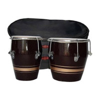 NSR Traders Professional Bongo with Carry Bag 03 Wooden Bongo(17 cm, 10 cm)