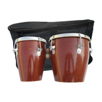 RAM musical Brown polish Bongo With Free cover Wooden Bongo(20 cm, 12 cm)