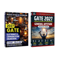 GATE Electronics & Communication Engineering (ECE) & General Aptitude  - 2027 | Last 31 Years (1996 to 2026) | Best Seller Previous Year Solved Paper for GATE Electronics & Communication Engineering Exams in India | Section & Topic-wise Sorted Previous Year Questions Papers with Detailed Solutions |