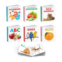 My First Board Book All in One Learning Book for Children - Pocket Boo  - Set of 6 Books(English, Hardcover, unknown)