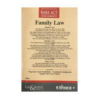 Family Law Bare Act with Comments Alongwith Suprem Court Guidelines, Landmark Judgments & Quick View Law Charts(Paperback, L, J's)