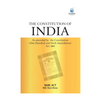 Constitution of India - Bare Act  - Constitution of India Bare Act with Short Notes (Latest Edition) - For UPSC, Judiciary, CLAT & LL.B Exams(English, Paperback, unknown)