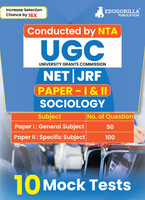 NTA UGC NET/JRF Sociology Book - 2024 : Paper I and II (English Edition) - 10 Full Length Mock Tests (1500 Solved Questions) with Free Access to Online Tests(English, Paperback, Edugorilla Prep Experts)