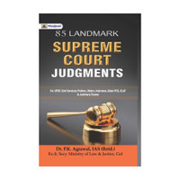 85 Landmark Supreme Court Judgments(English, Paperback, Agrawal P K)