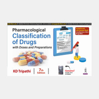 Pharmacological Classification of Drugs with Doses and Preparations, 7/E for MBBS Students & NEET PG | Ready Reckoner of Drug Classification Charts, Doses, Brand Names and Complimentary Drug Atlas(English, Paperback, Tripathi KD)