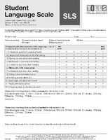 Test of Integrated Language and Literacy Skills (R) (TILLS (R)) Student Language Scale(English, Loose-leaf, Nelson Nickola)