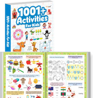 1001+ All in One Ultimate Brain Booster Activities For Kids :- joyful learning activities for children, activity book for kids, spot the hidden objects activity book for kindergarten(Paperback, GOWOO)
