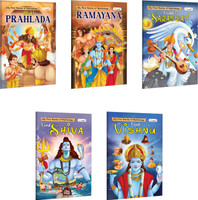 My First Mythology Story : Prahlad, Ramayan, Saraswati, Shiva and Vishnu : Picture books for toddlers, Early learning storybooks, Mythology books for young children | Pack of 5 books(Paperback, GOWOO)