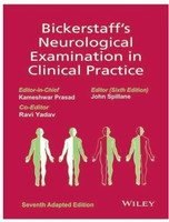 Bickerstaff's Neurological Examination in Clinical Practice, 7 adapted ed(English, Paperback, Kameshwar Prasad, Ravi Yadav, John Spillane)