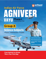 Arihant Indian Air Force Agniveer Vayu Phase-I | Group X Science Subjects (Physics, Mathematics, English) | Online Written Test | PPQs with Detailed Solutions | Topicwise Theory + Practice | 5+ Mock Tests | English Medium(Paperback, Arihant Expert team)