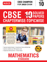 MTG CBSE 10 Years (2024-2015) Chapterwise Topicwise Solved Papers Class 10 Mathematics Standard Book - CBSE Champion For 2025 Exam | CBSE Question Bank With Sample Papers | Video Solution of PYQs (Based on Latest Pattern)(English, Paperback, MTG Editorial Board)