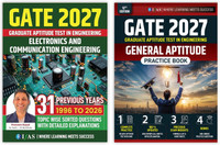 GATE ELECTRONICS AND COMMUNICATION AND GATE GENRAL APTITUDE  - GATE General Aptitude 2027 [Set of 2 Books] Topic Wise PYQ with Detailed Explanations (1996–2026) | Section & Topic-wise Sorted Previous Year Question Papers with Detailed Solutions | Best Selling PYQ Book Set for GATE Electronics and Co