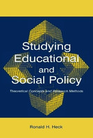 Studying Educational and Social Policy(English, Hardcover, Heck Ronald H.)